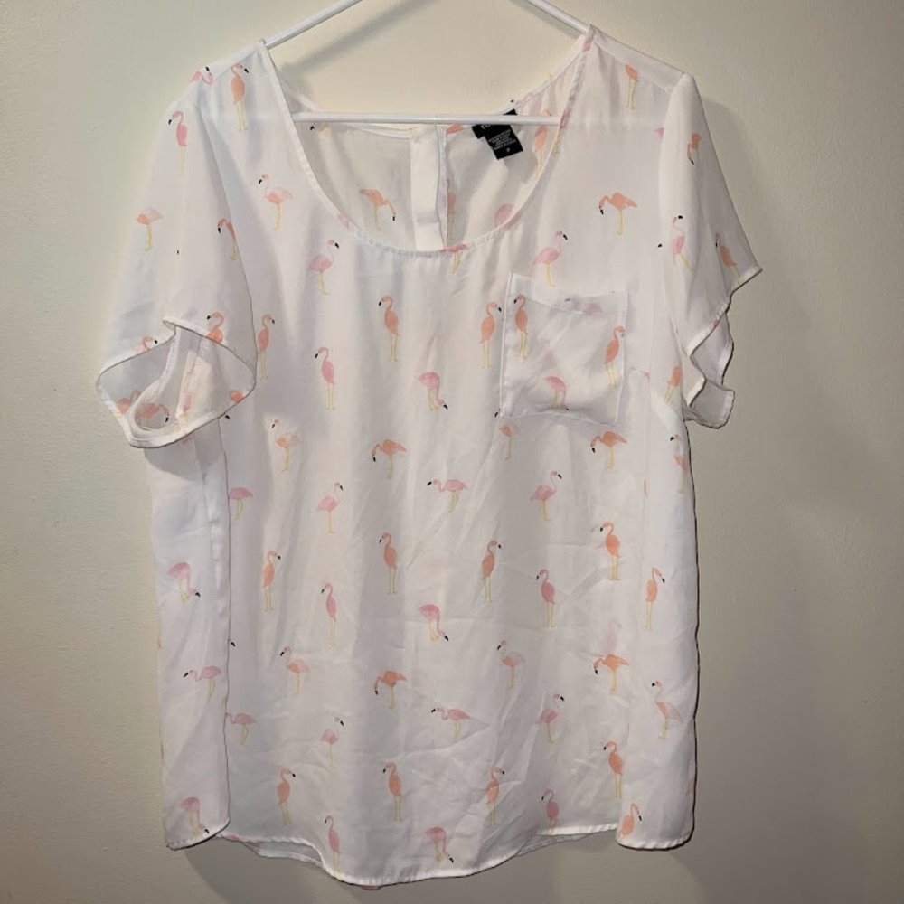 Torrid Flamingo Blouse
